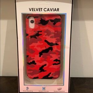 Velvet Caviar Red Camo Case (iPhone XR)